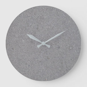 Concrete Look Round (Large) Wall Clock