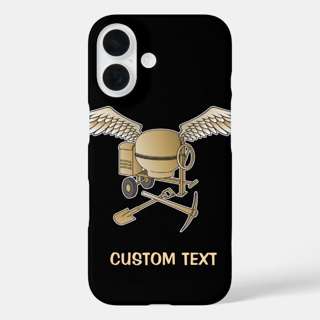 Concrete mixer beige Case-Mate iPhone case (Back)