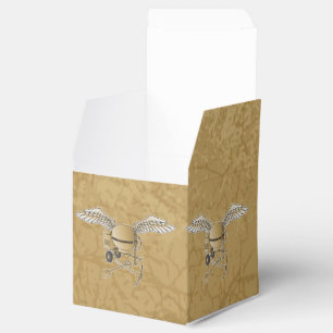 Concrete mixer beige favor box