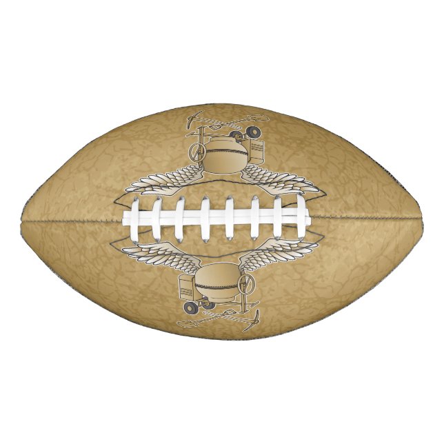 Concrete mixer beige football (Front)