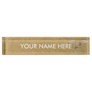 Concrete mixer beige nameplate