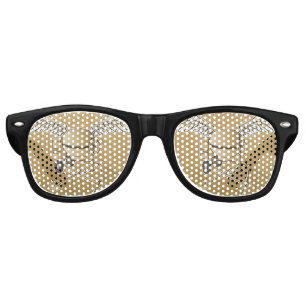 Concrete mixer beige retro sunglasses