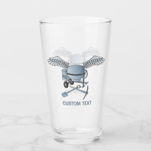Concrete Mixer Blue-Grey Glass