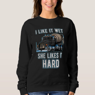Concrete Mixer   Cement Mixer Truck Driver Sweatshirt