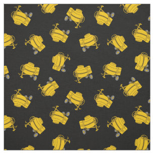 Concrete Mixer Pattern Fabric