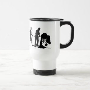 Concrete mixer pourer builders gear travel mug
