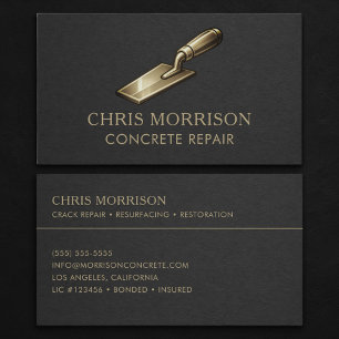 Concrete Repair Professional Business Card