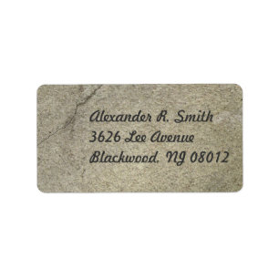 Concrete Texture Address Labels