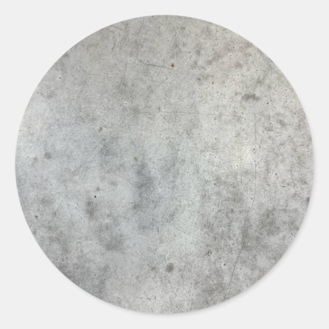 concrete texture classic round sticker (Front)