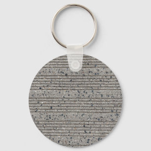 Concrete Tining Grey Cement Sidewalk Keychain