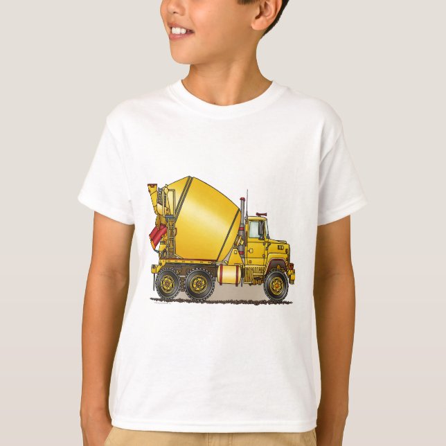 Concrete Truck Boys T-Shirt (Front)
