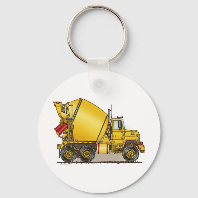 Concrete Truck Key Chain (Front)