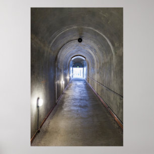 Concrete Tunnel In A Nazi Bunker Poster