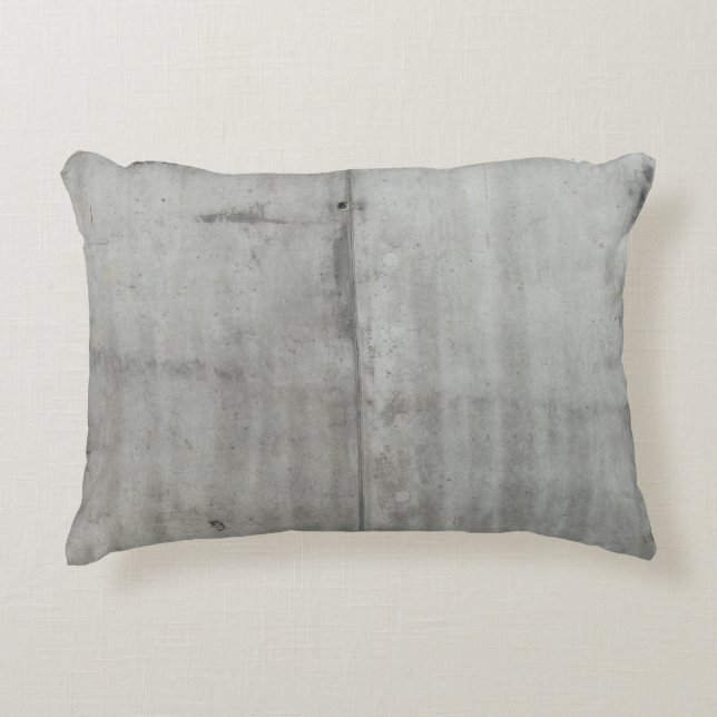 Concrete wall structure texture accent pillow (Front)