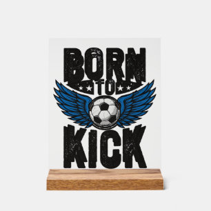 Conçu pour T-Shirt Vintage de Football à Ailes Né_