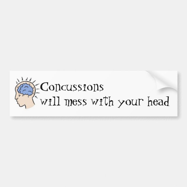 Concussions Bumper Sticker (Front)