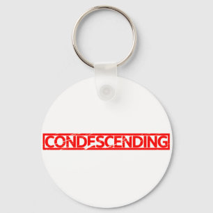 Condescending Stamp Keychain