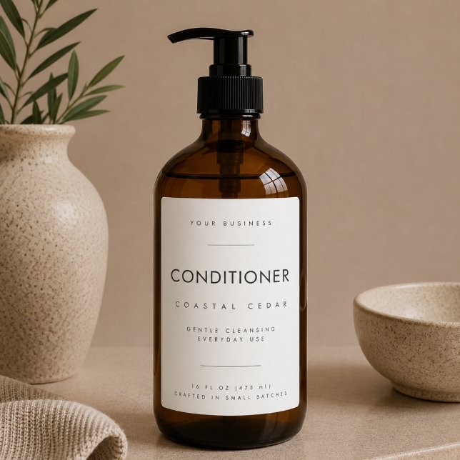 Conditioner Business Branding Label (Creator Uploaded)