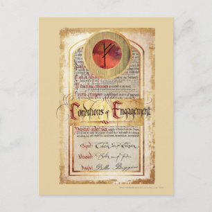 Conditions of Engagement Postcard