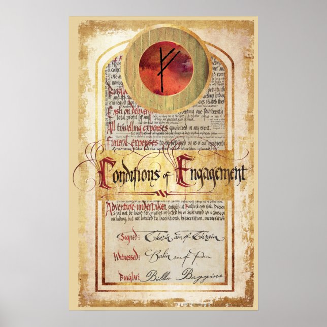 Conditions of Engagement Poster (Front)