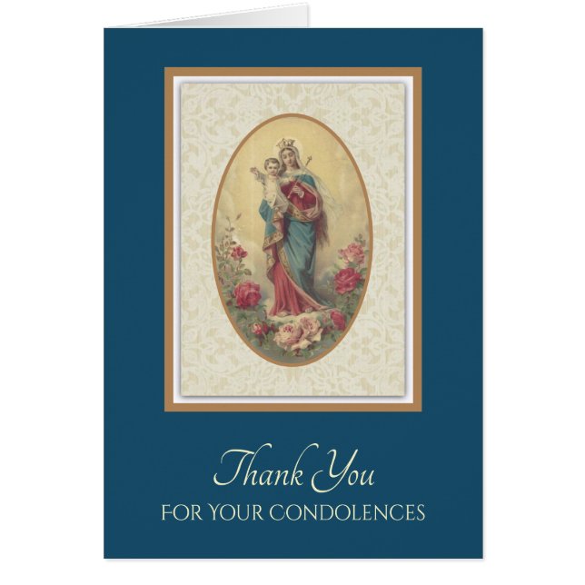 Condoléances bénies de Merci de Vierge Marie (Devant)