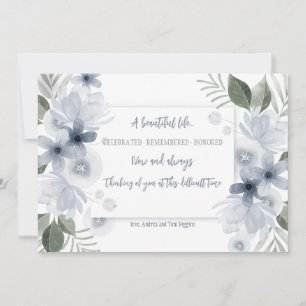 Condolence Floral Card