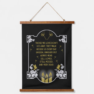 Condolence Support Message Hanging Tapestry