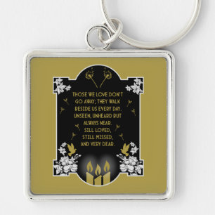 Condolence Support Message Keychain
