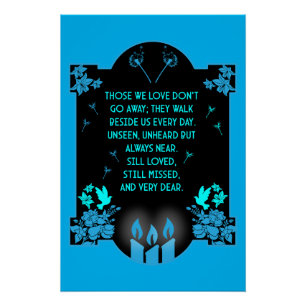 Condolence Support Message Poster