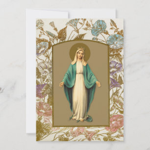 Condolence Sympathy Thank You Catholic Mary