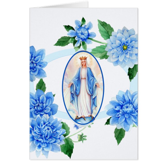 Condolence Sympathy Thank You Catholic Virgin Mary (Front)