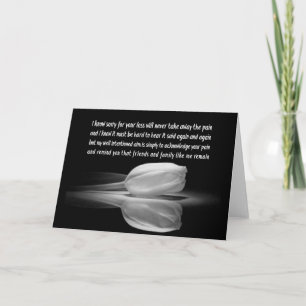 Condolences Card