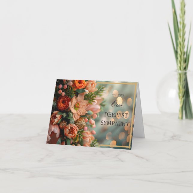 Condolences card (Front)