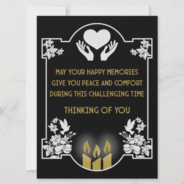 Condolences Messages (Front)
