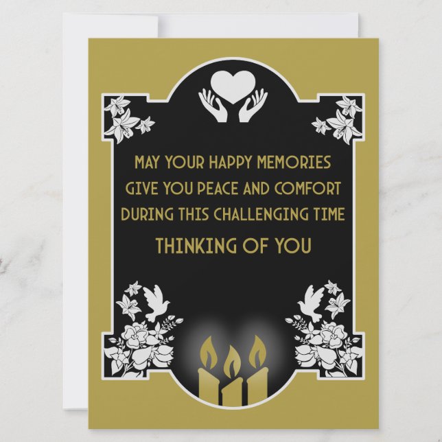 Condolences Messages (Front)