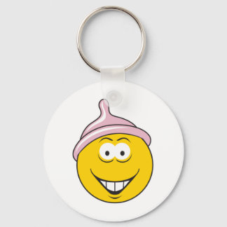 Condom Face Keychain