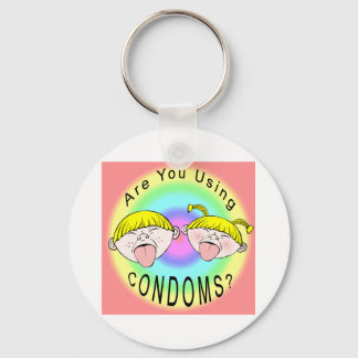 Condom Kids Keychain