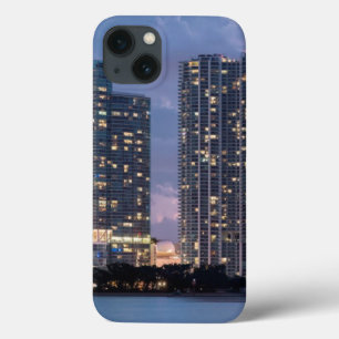 Condominium towers at the waterfront in Miami iPhone 13 Case