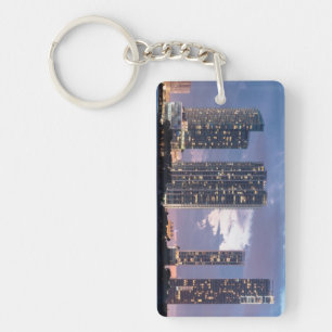 Condominium towers at the waterfront in Miami Keychain