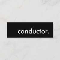 conductor.