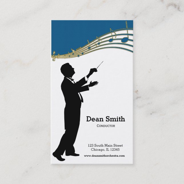 Conductor Orchestra Business Card (Front)