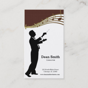 Conductor Orchestra Business Card