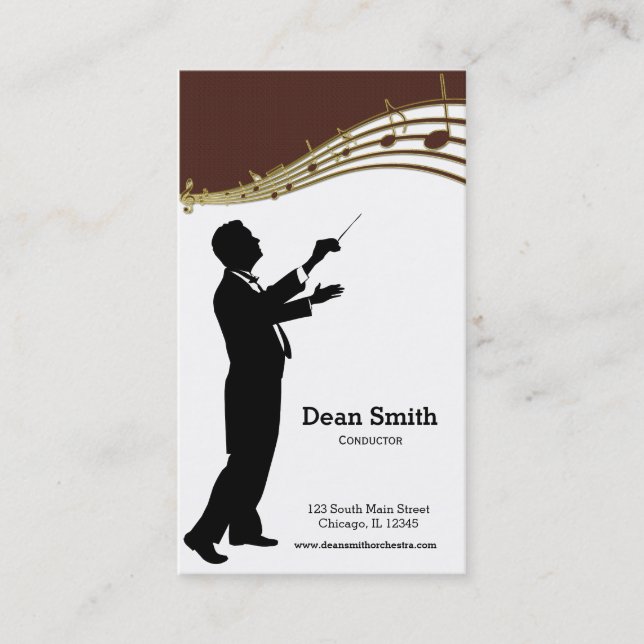 Conductor Orchestra Business Card (Front)