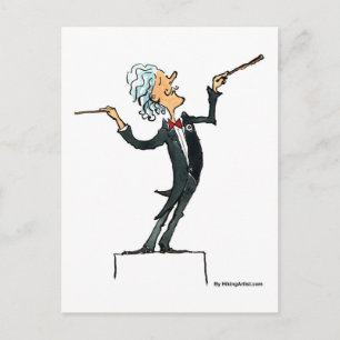 conductor postcard