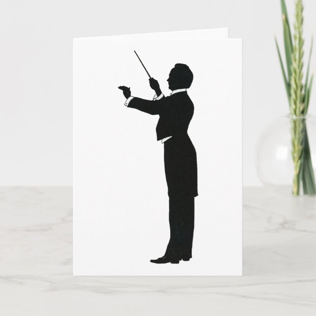 Conductor Silhouette Card (Front)