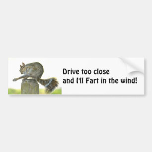 Conduire trop près Je vais Passez un Sticker de pa