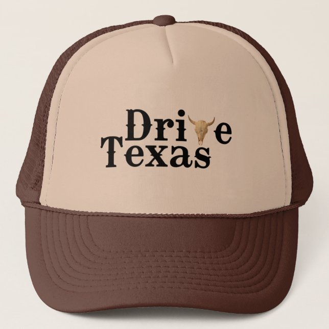 Conduisez le casquette Brown du Texas (Devant)