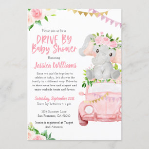 Conduisez par Baby shower Invitation pour les bébé