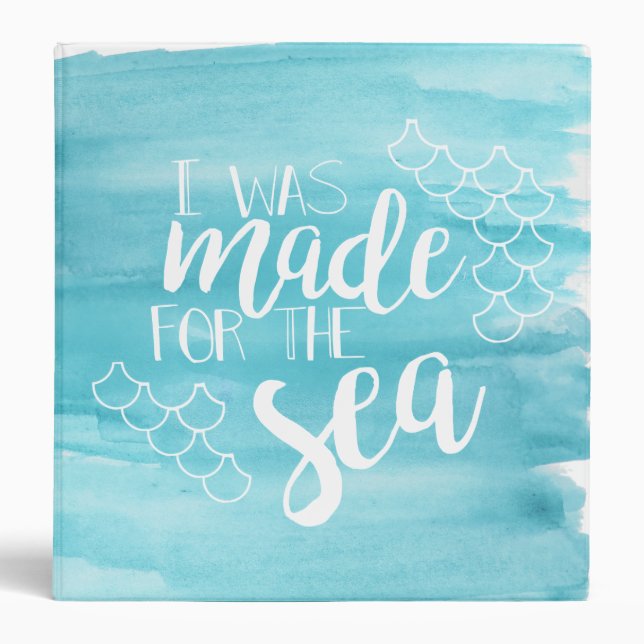 Conduit au classeur d'aquarelle de mer (Devant)