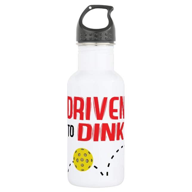 "Conduit dans la bouteille d'eau de Dink" (Devant)